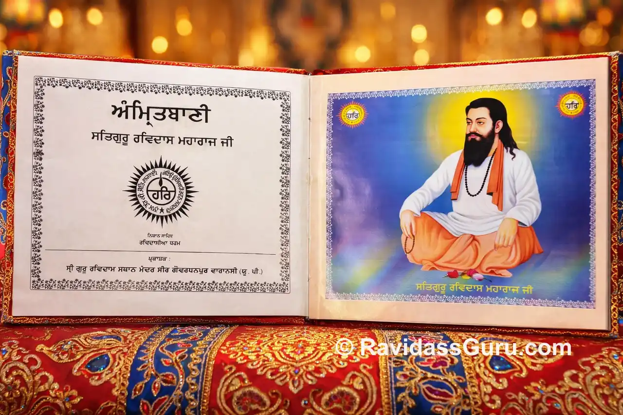 Amritbani scripture of Shri Guru Ravidass Ji Maharaj