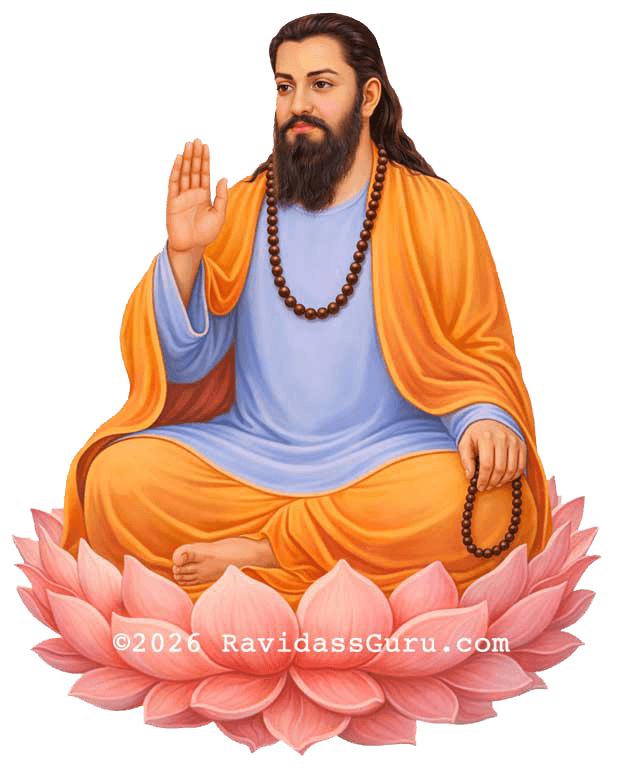 Illustration of young Guru Ravidas Ji